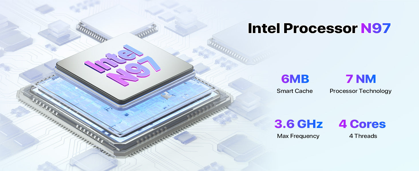 Intel Processor N97 Mini PC
