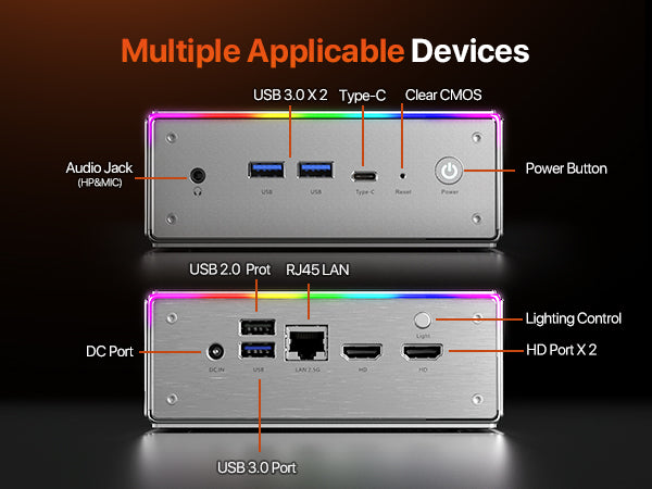 PELADN HA-4 MINI PC AMD RYZEN 9 7940HS