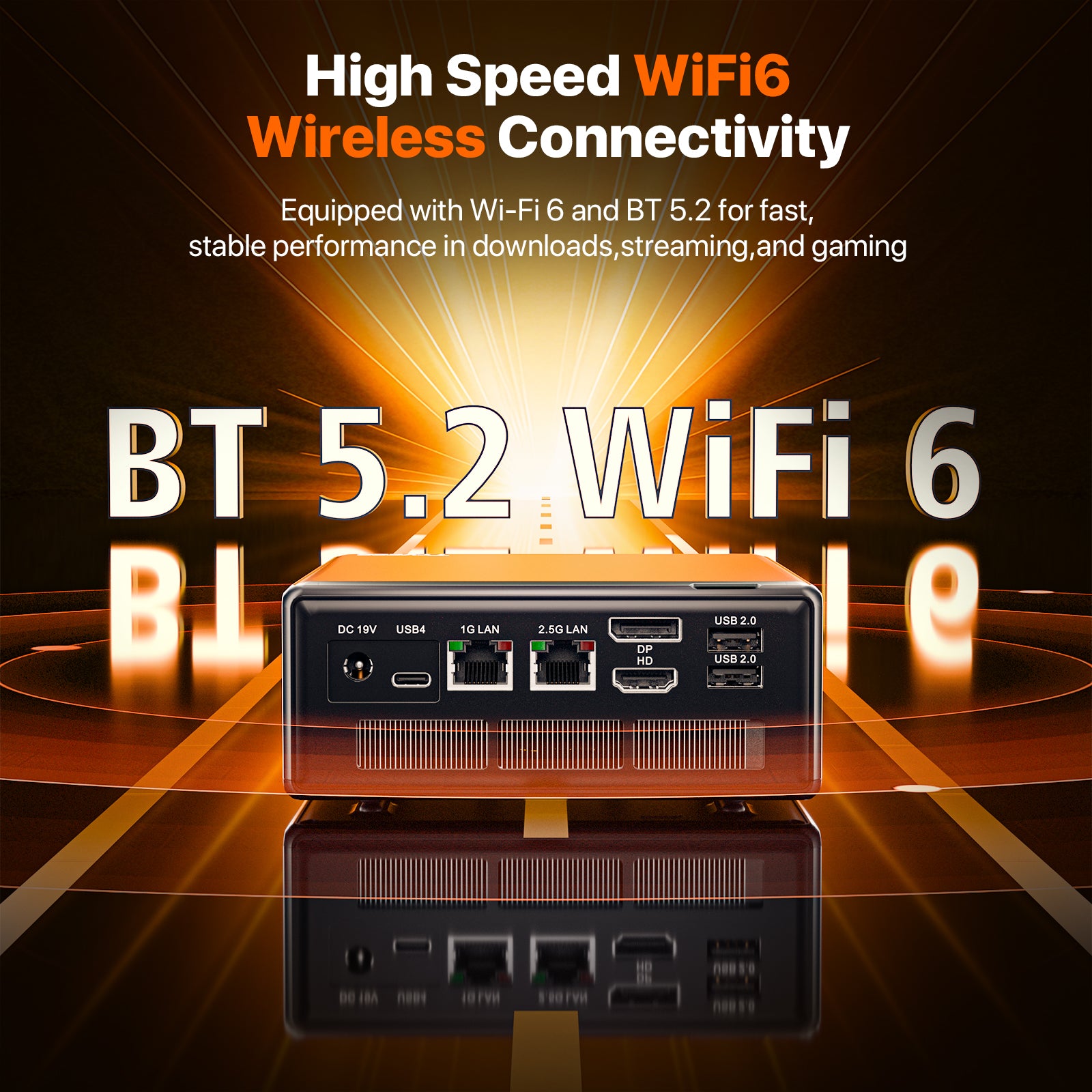 PELADN WO4 Mini PC AMD Ryzen 5 7640HS