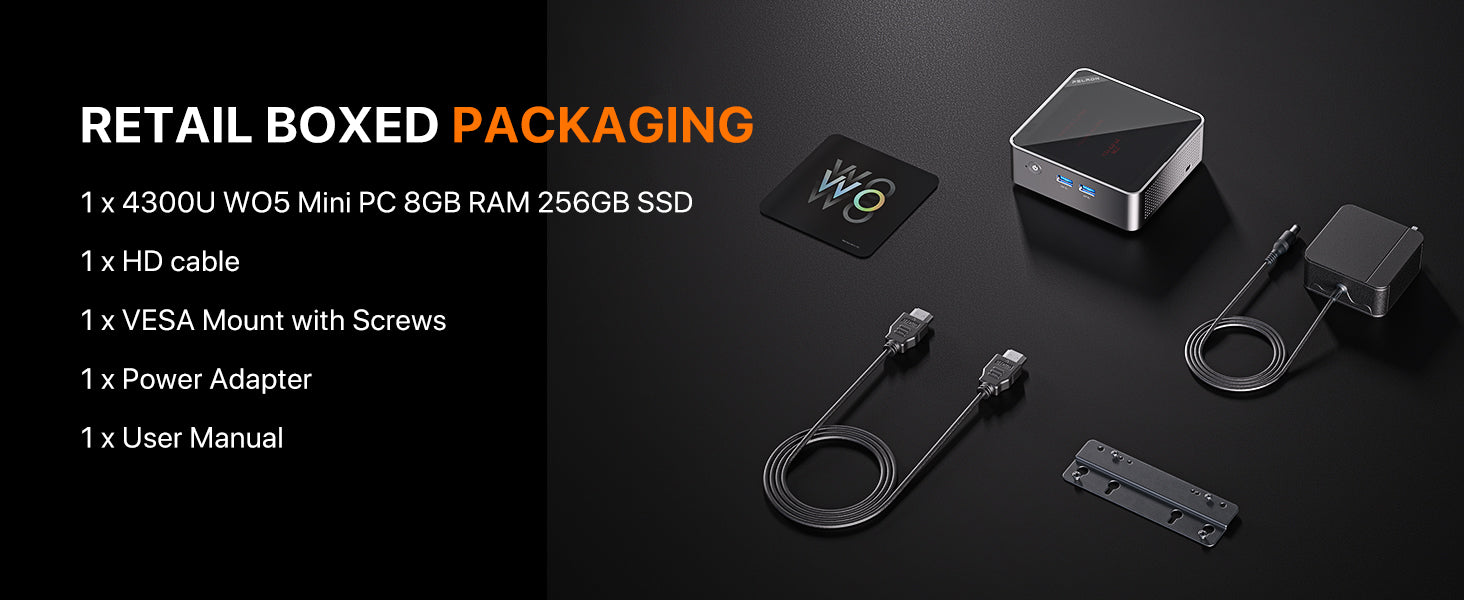 PELADN WO5 AMD 4300U MINI PC
