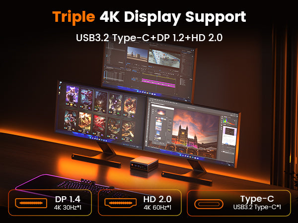 Peladn WO4 Mini PC AMD Ryzen 5 5600H