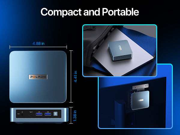 PELADN WI-6 Mini PC Intel Alder Lake N100