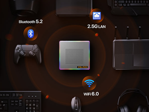PELADN HO-4 Mini PC AMD Ryzen 7 8845HS