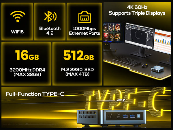 Peladn WI-6 Mini PC Intel N97