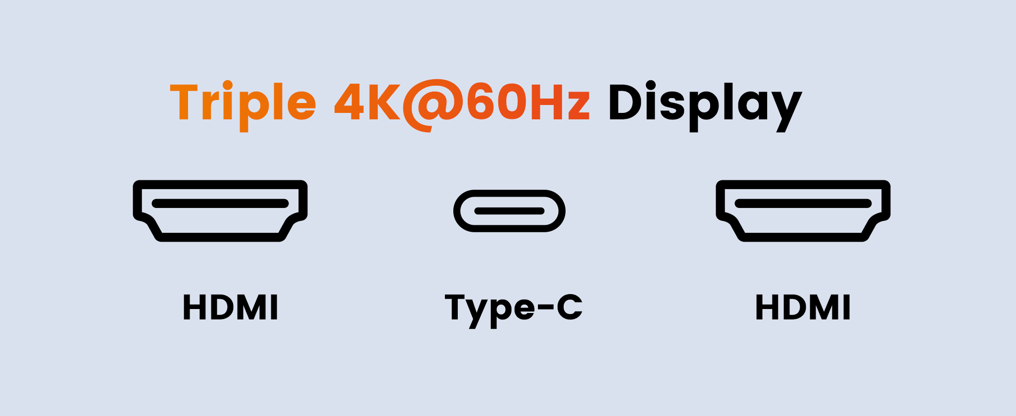 PELADN WI6 TRIPLE 4K 60HZ DISPLAY