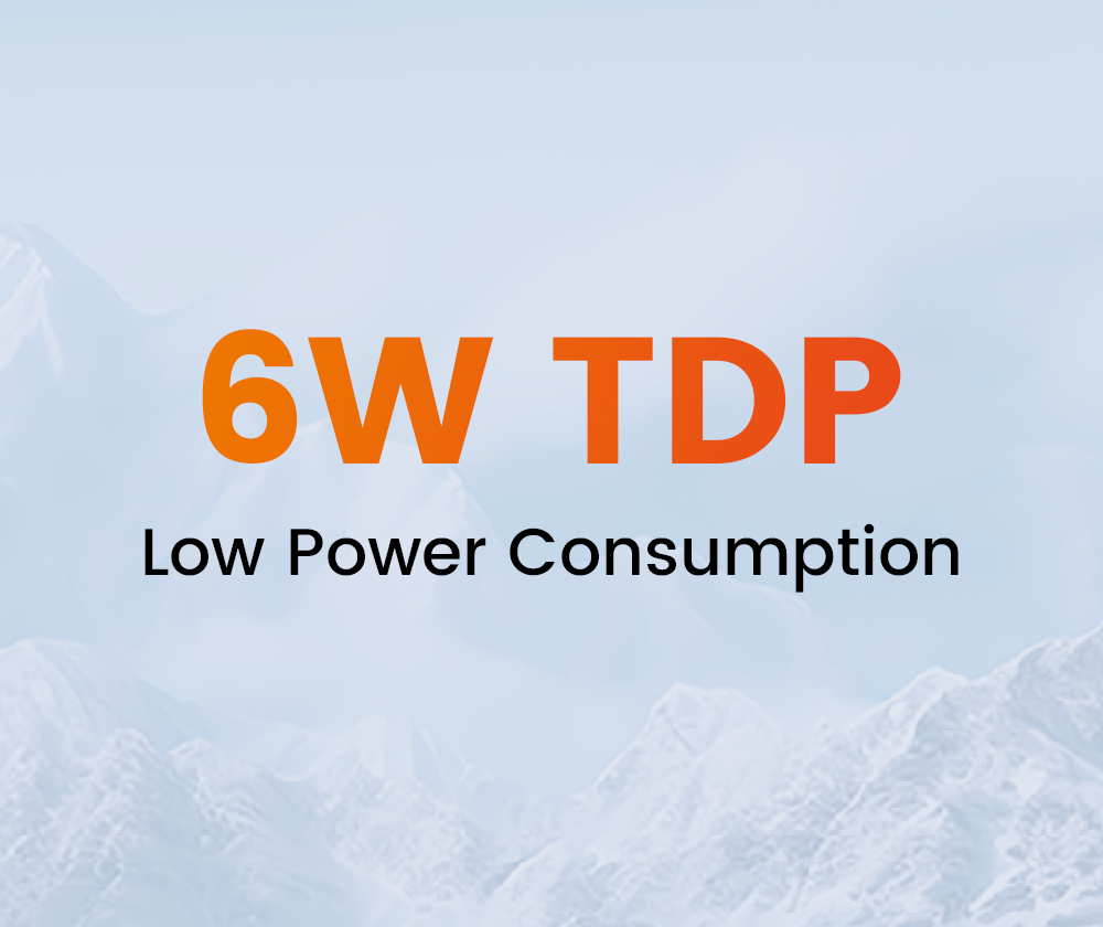 WI6 6W TDP LOW POWER CONSUMPTION
