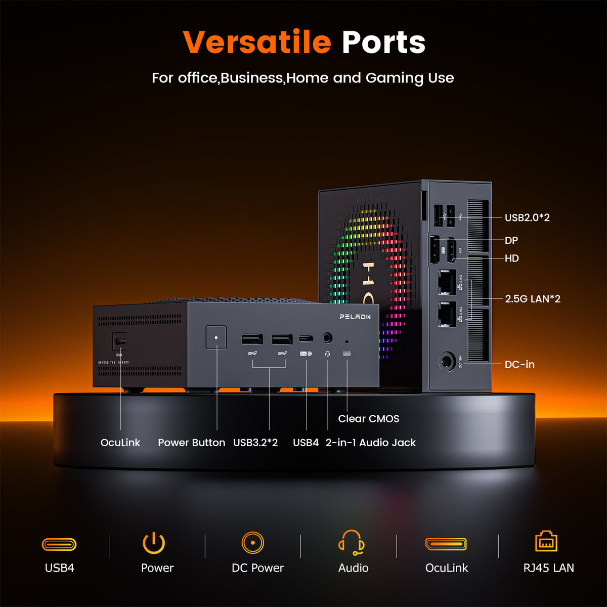 PELADN AI 470 Mini PC – AMD Ryzen™ AI 9 HX 470
