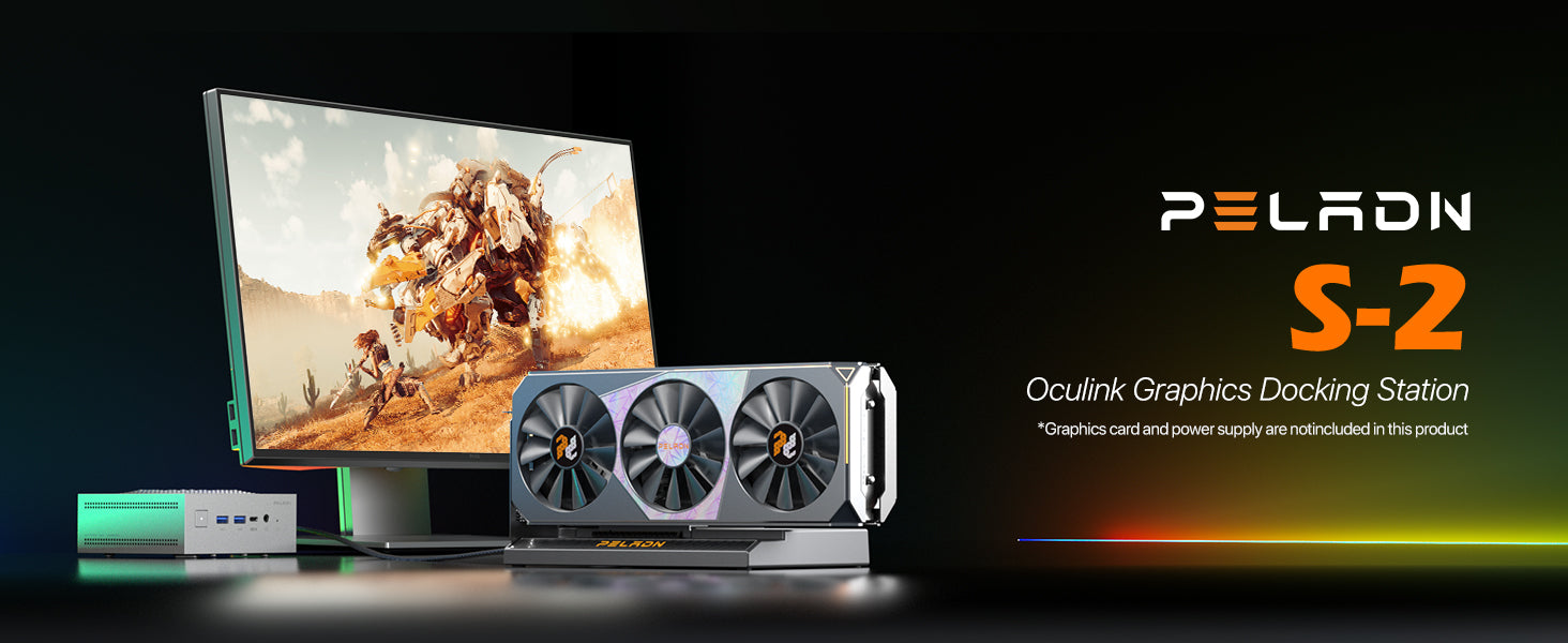 PELADN S-2 OCuLink eGPU dock
