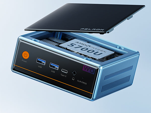 PELADN WO4 Mini PC Ryzen 7 5700U