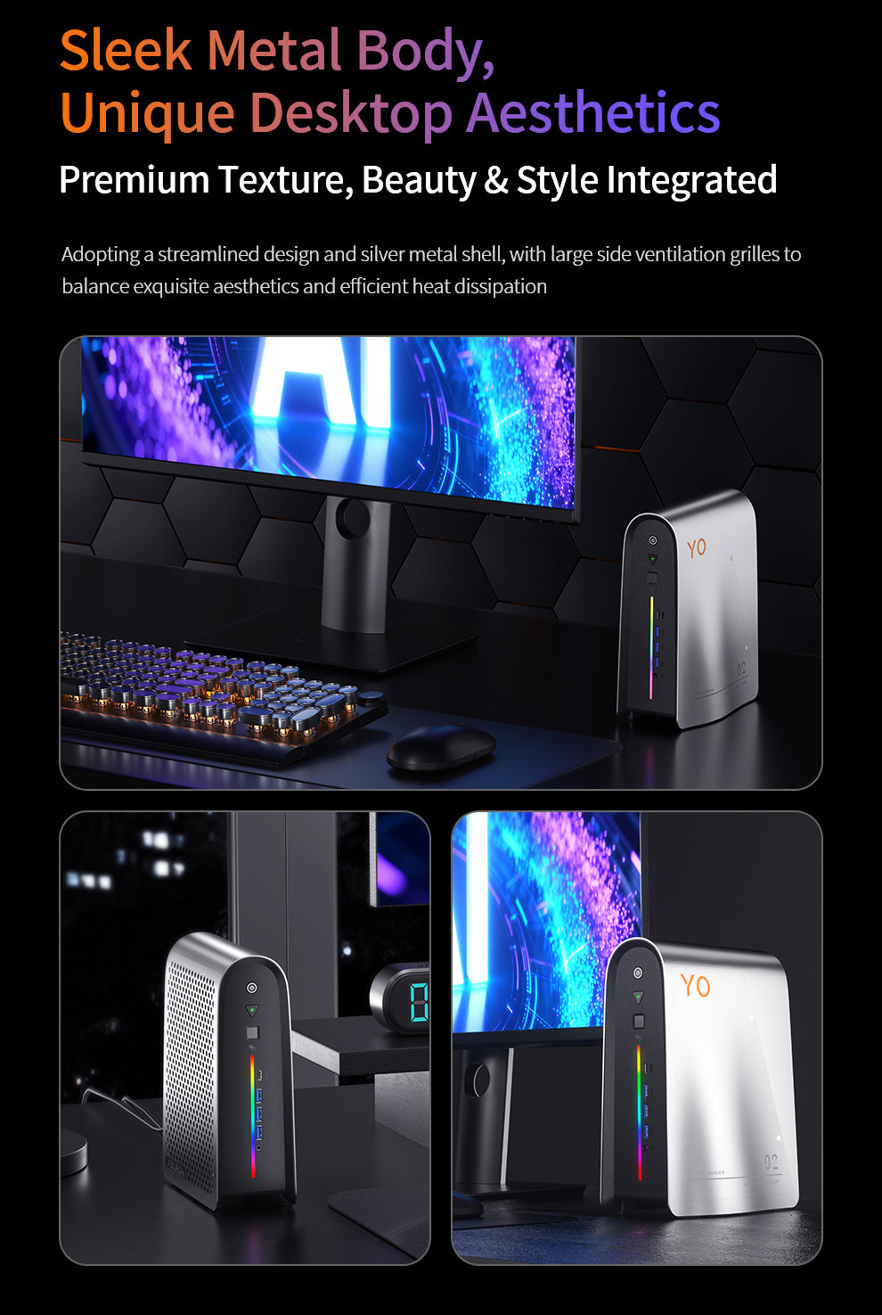 Peladn YO2 AMD Ryzen™ Al Max+ 395 Mini PC